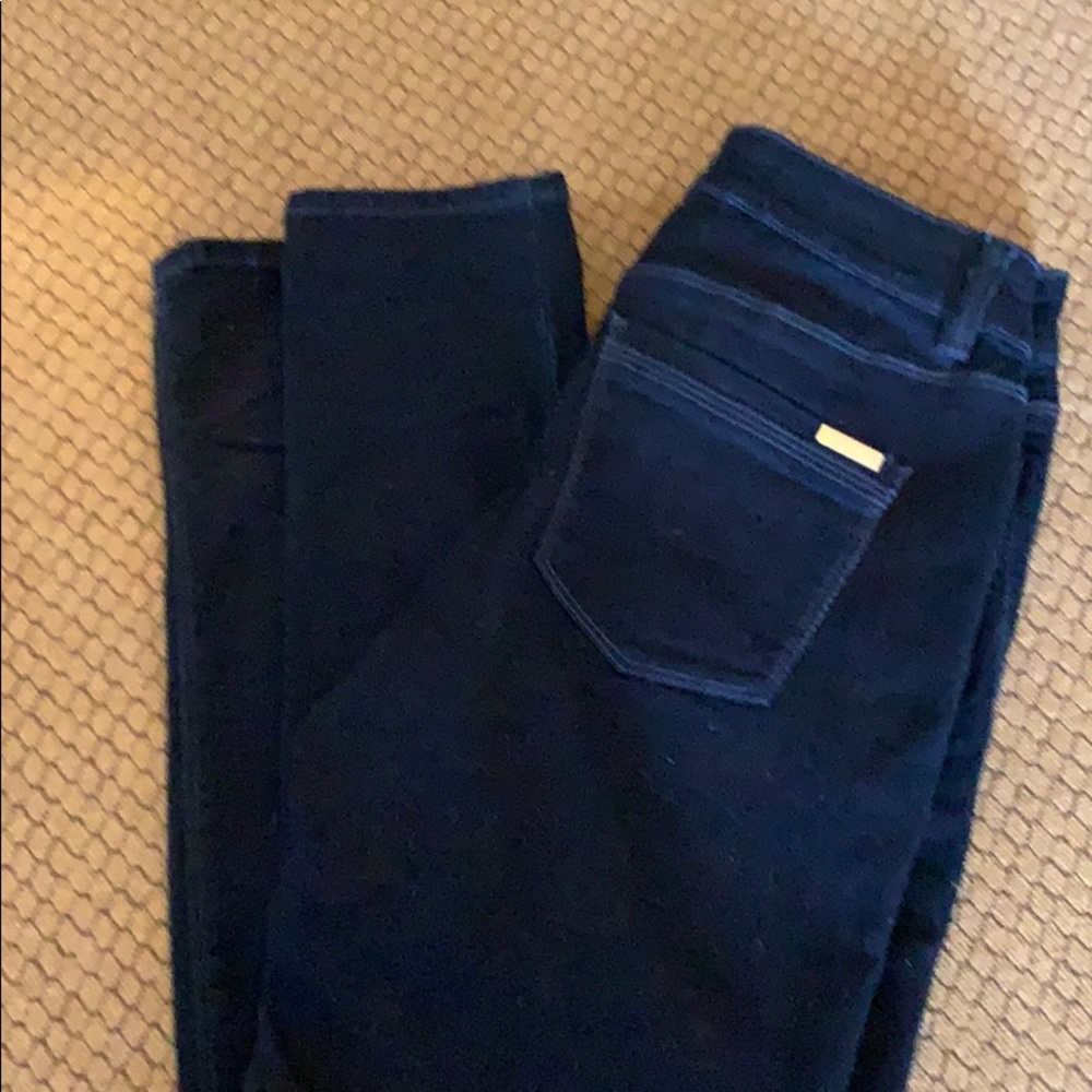 Dark denim jeans